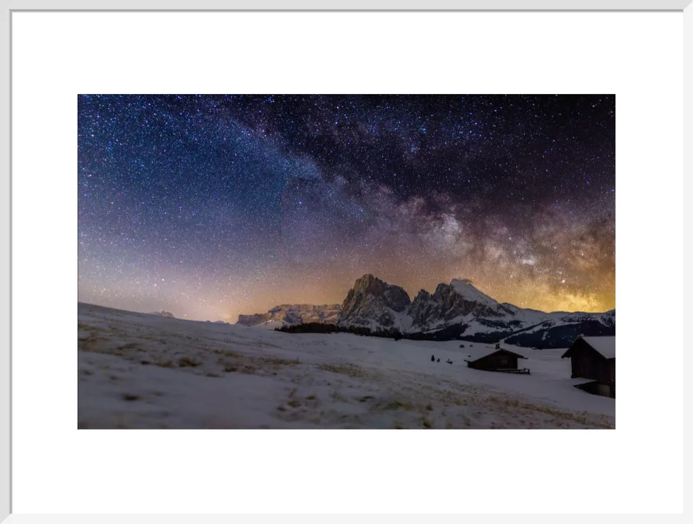 Milky Way Above Alpe Di Siusi/Dolomites