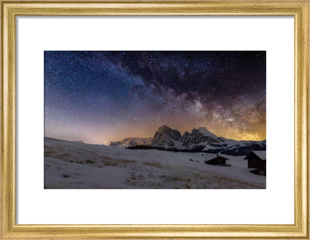 Milky Way Above Alpe Di Siusi/Dolomites