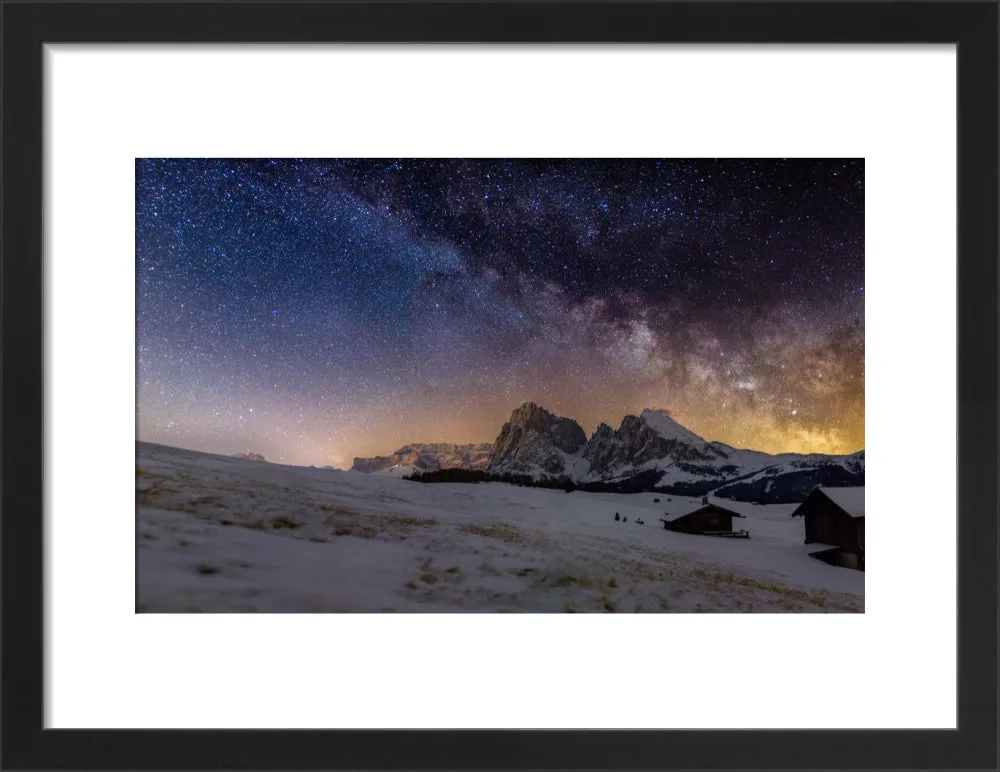 Milky Way Above Alpe Di Siusi/Dolomites