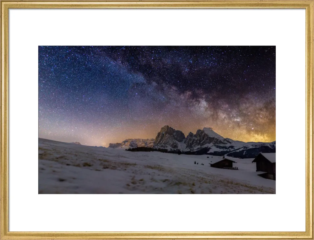 Milky Way Above Alpe Di Siusi/Dolomites