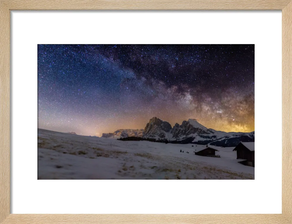 Milky Way Above Alpe Di Siusi/Dolomites