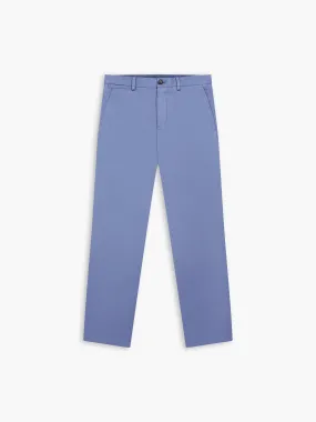 Moretti Extra Slim Fit Blue Textured Chino