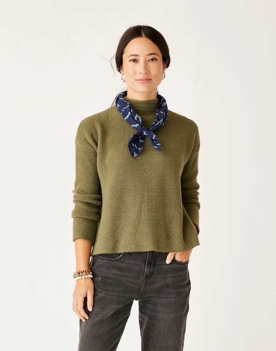 Olivia Plush Sweater: Fir Heather