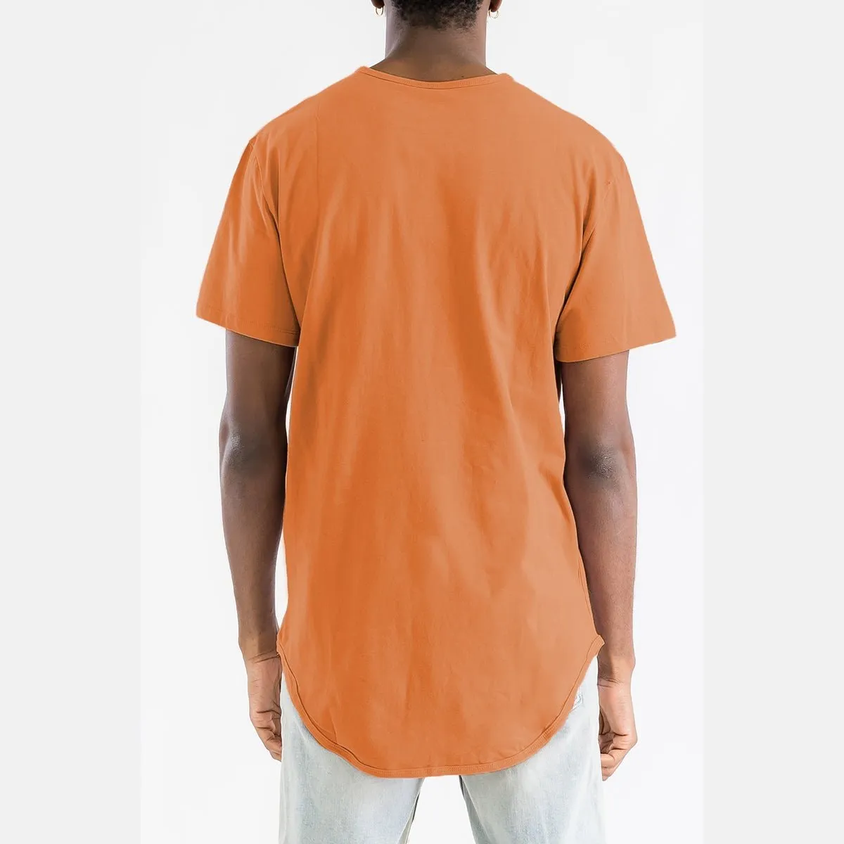 Orange Classic Scallop Tee