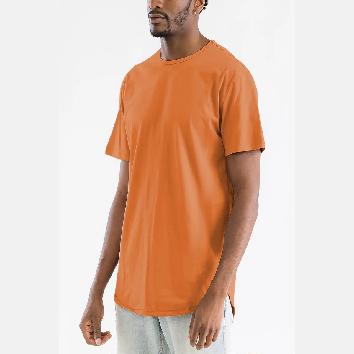 Orange Classic Scallop Tee