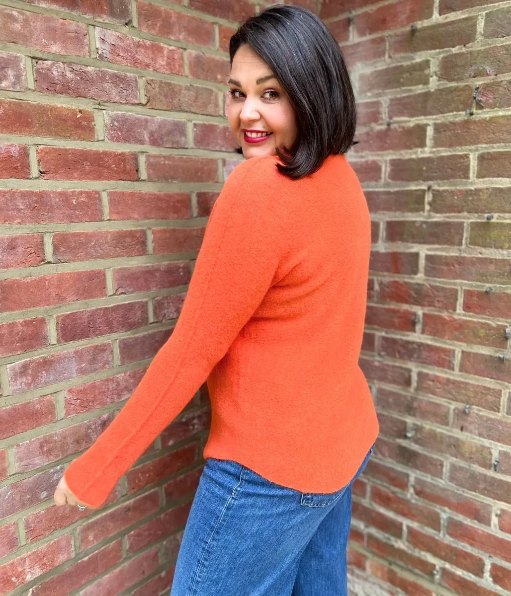 Orange Super Soft Ria Jumper