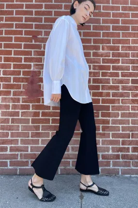 Oversized Tunic Shirt in Ivory & White (Sold Out)