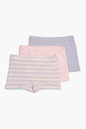 Pack of 3 Girly Brief Shorts