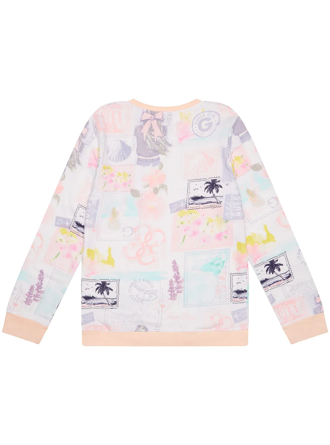 Paradise Collage Long Sleeve Jumper (7-16)