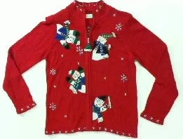 Peek-A-Boos-X Small Christmas Sweater