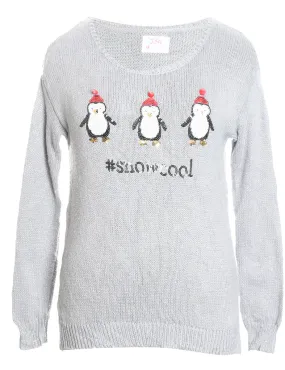 Penquin Christmas Jumper - M