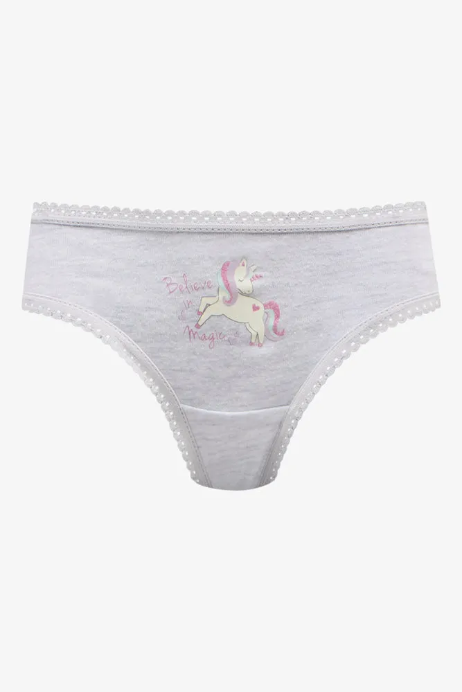 Pg 7Pack Bikini Printed Unicorn W24