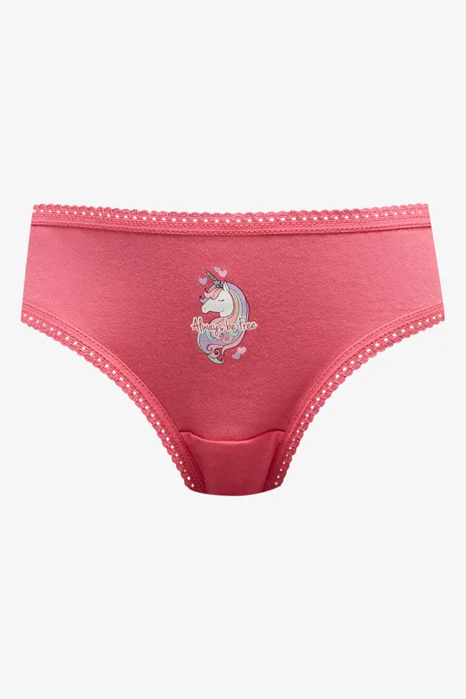 Pg 7Pack Bikini Printed Unicorn W24