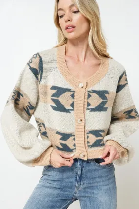 Pine Cream Sweater Cardi