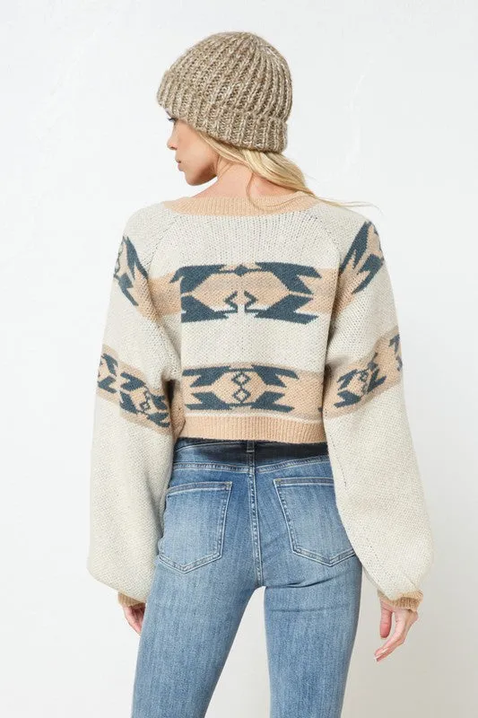 Pine Cream Sweater Cardi