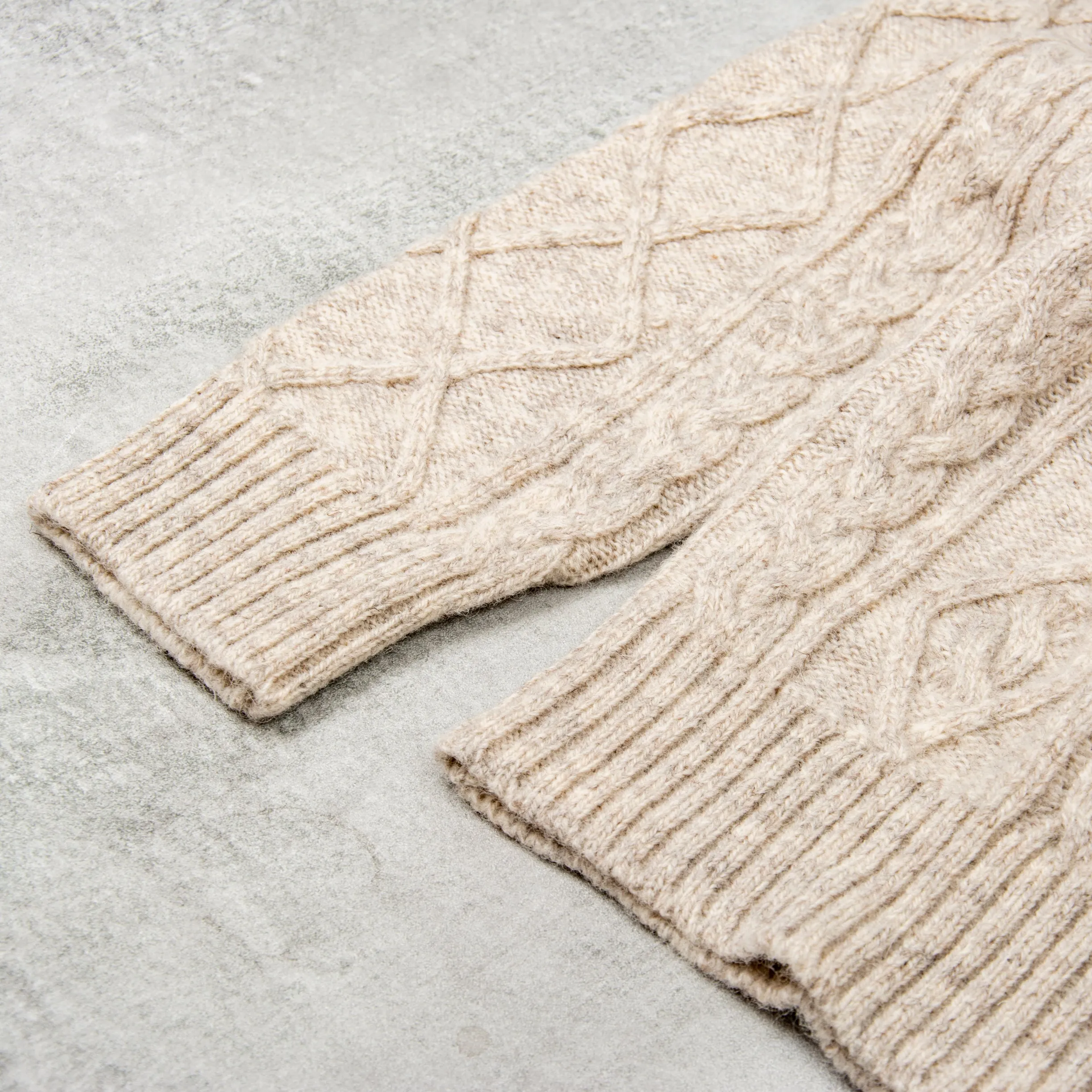 Pittari Spean Cable Knit Wool Sweater - Portland