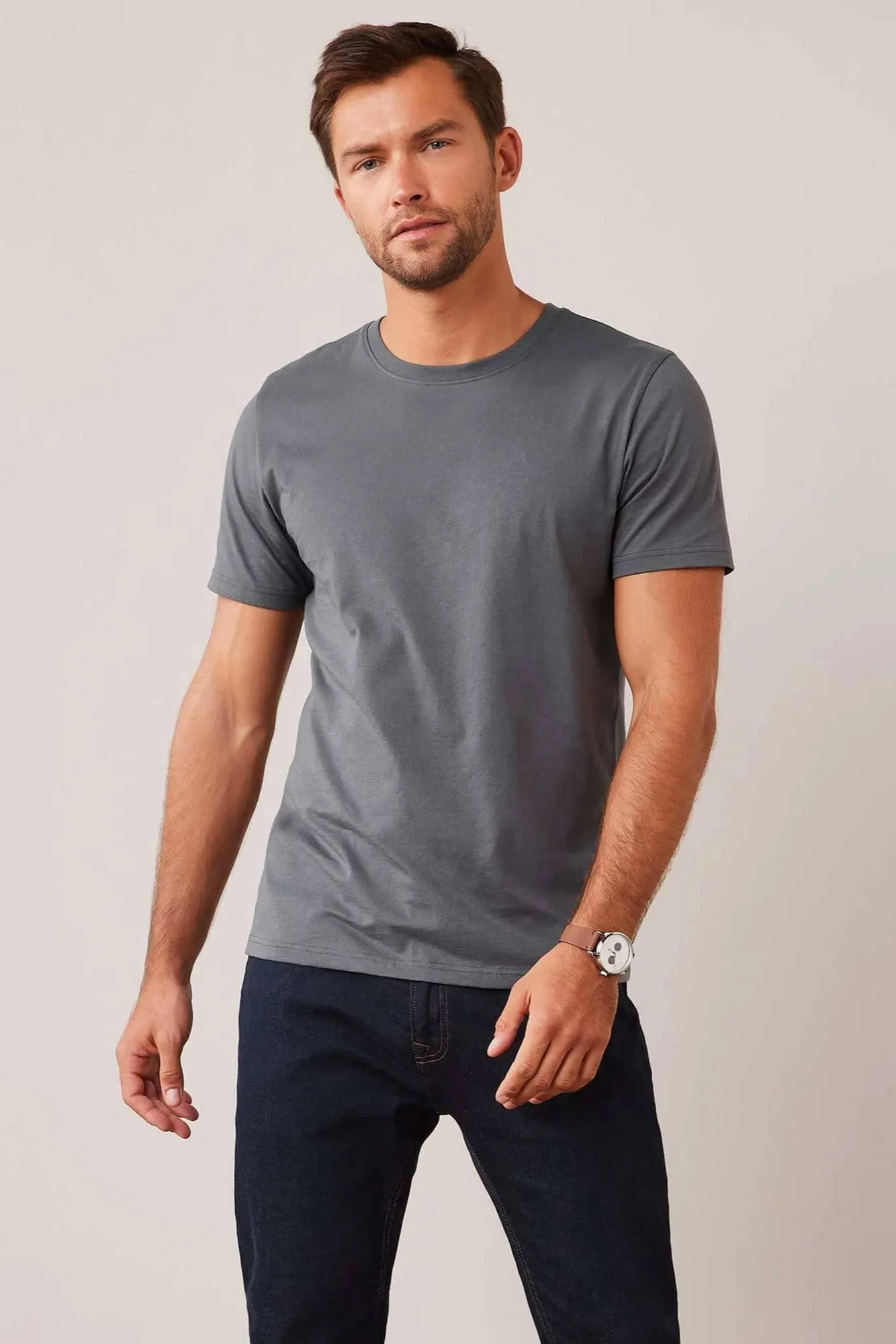 Polo Republica Men's Essentials Combed Cotton Short Sleeve Tee Shirt