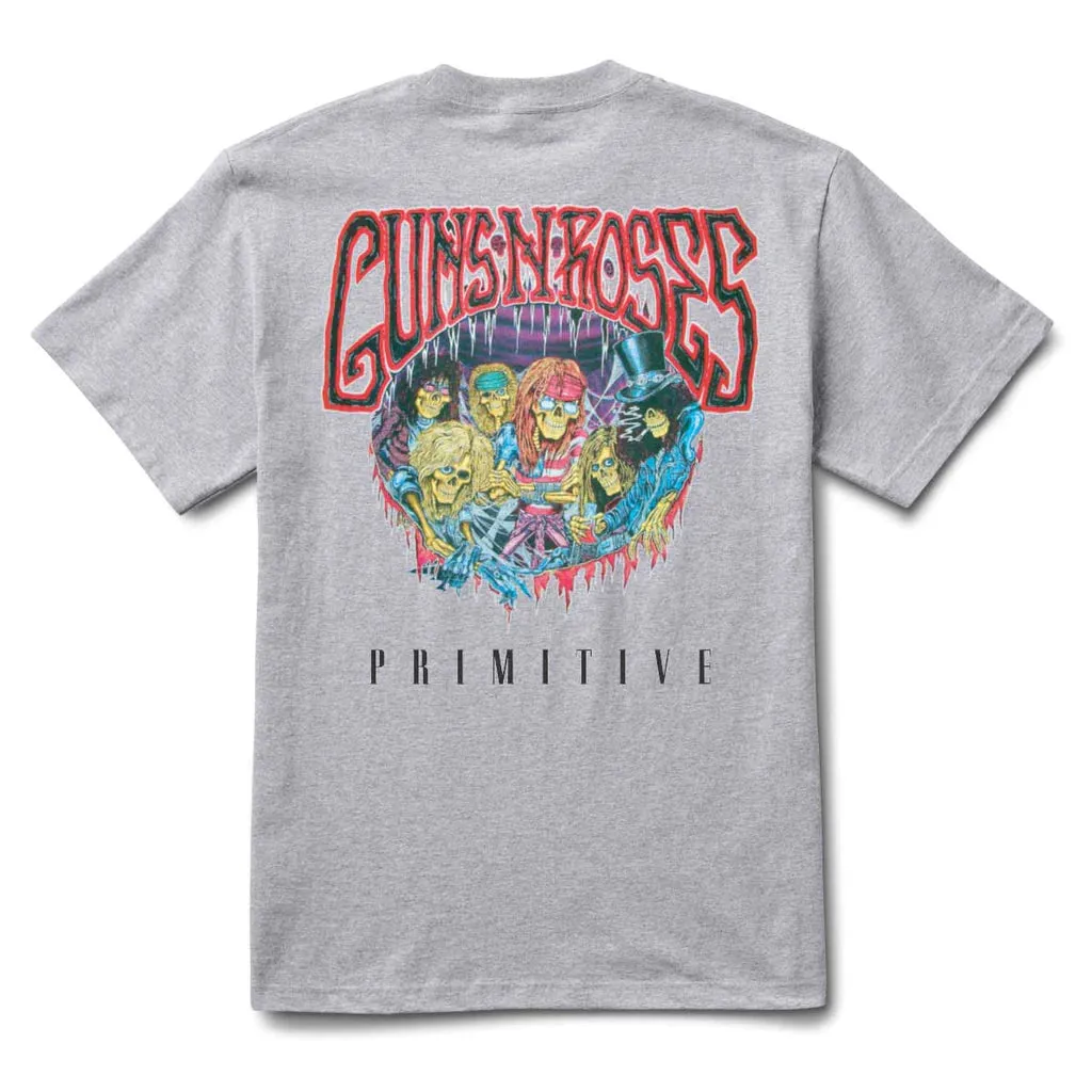 PRIMITIVE Bones Graphic T-Shirt - Grey