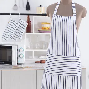 Roux Blue/White 1 Pc Apron