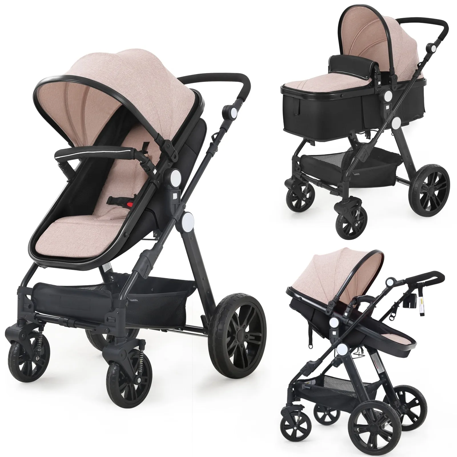 Shockproof High View Pram Baby Stroller