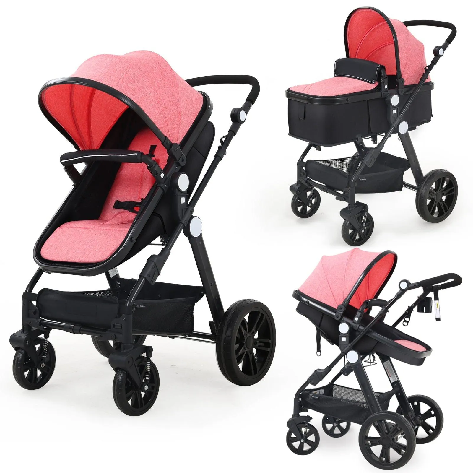 Shockproof High View Pram Baby Stroller