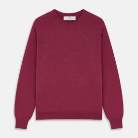 Soft Burgundy Cashmere Glenn Jumper