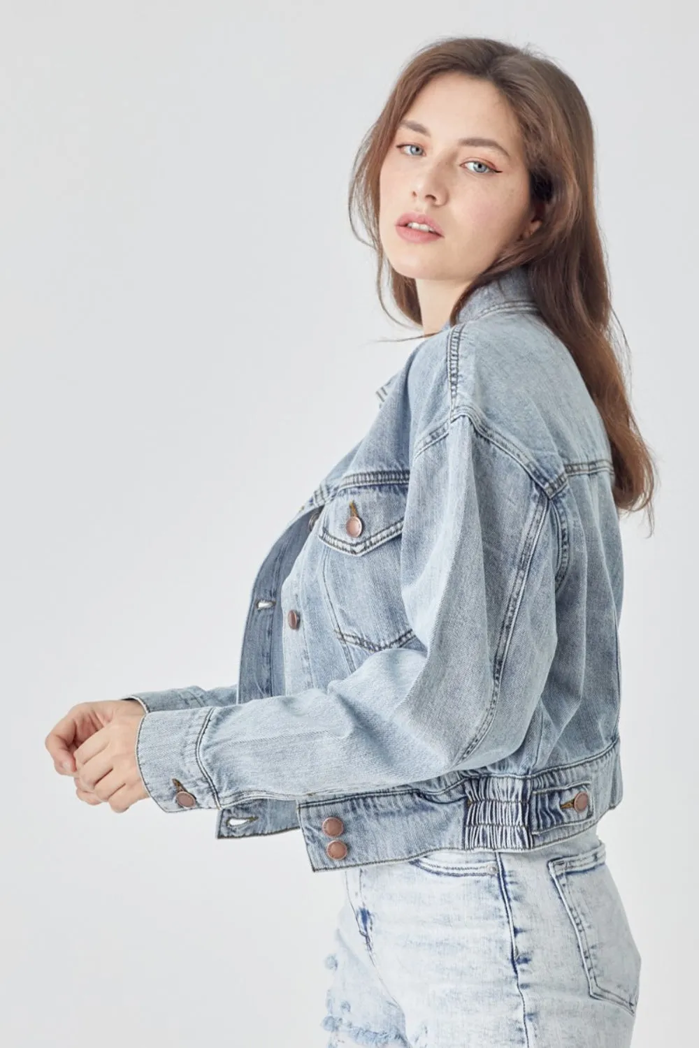 The Essential Cropped Denim Jacket (Online Only)