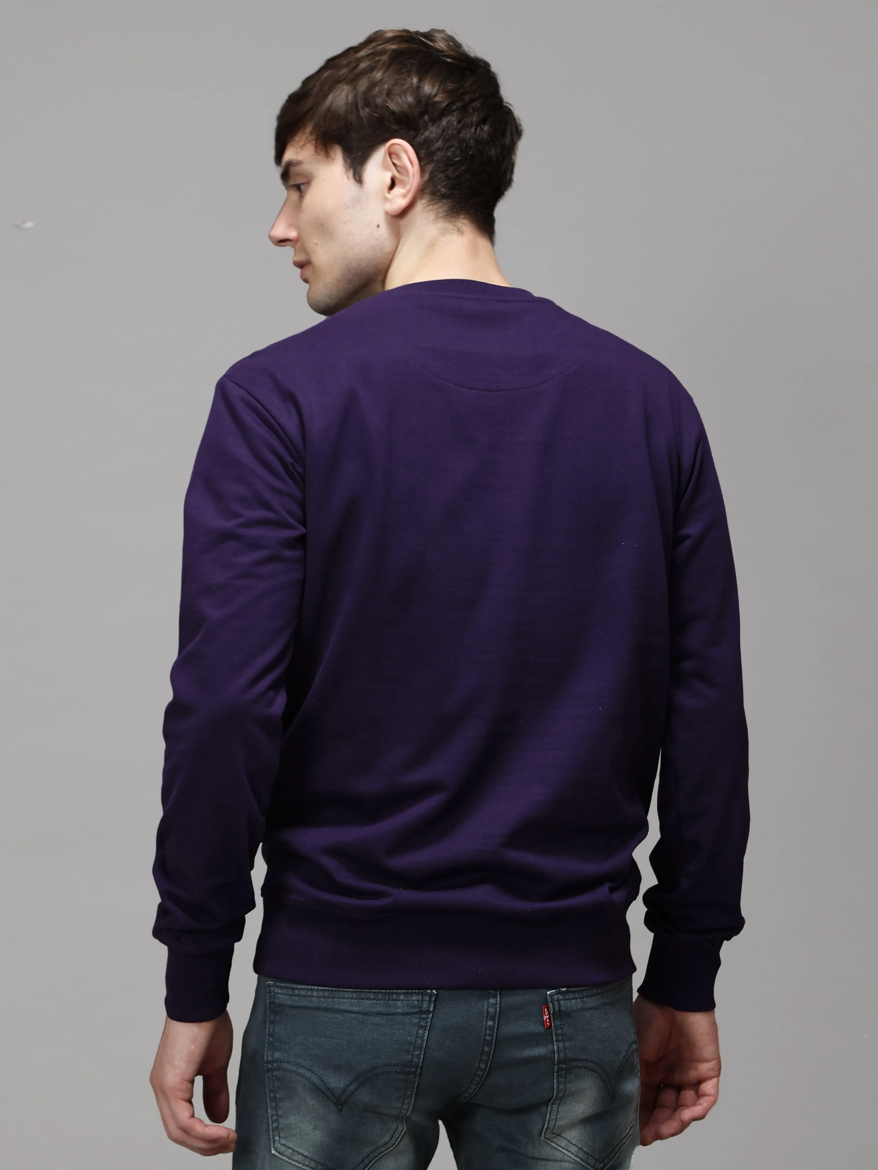 The Greenage Purple Sweat Shirt