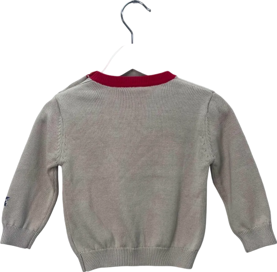 The Little White Company Pebble Sailboat Jumper 6-9 Months