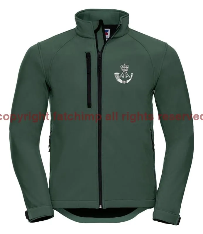 The Rifles Regiment Embroidered 3 Layer Softshell Jacket