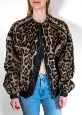 Tom Ford Leopard Print Bomber