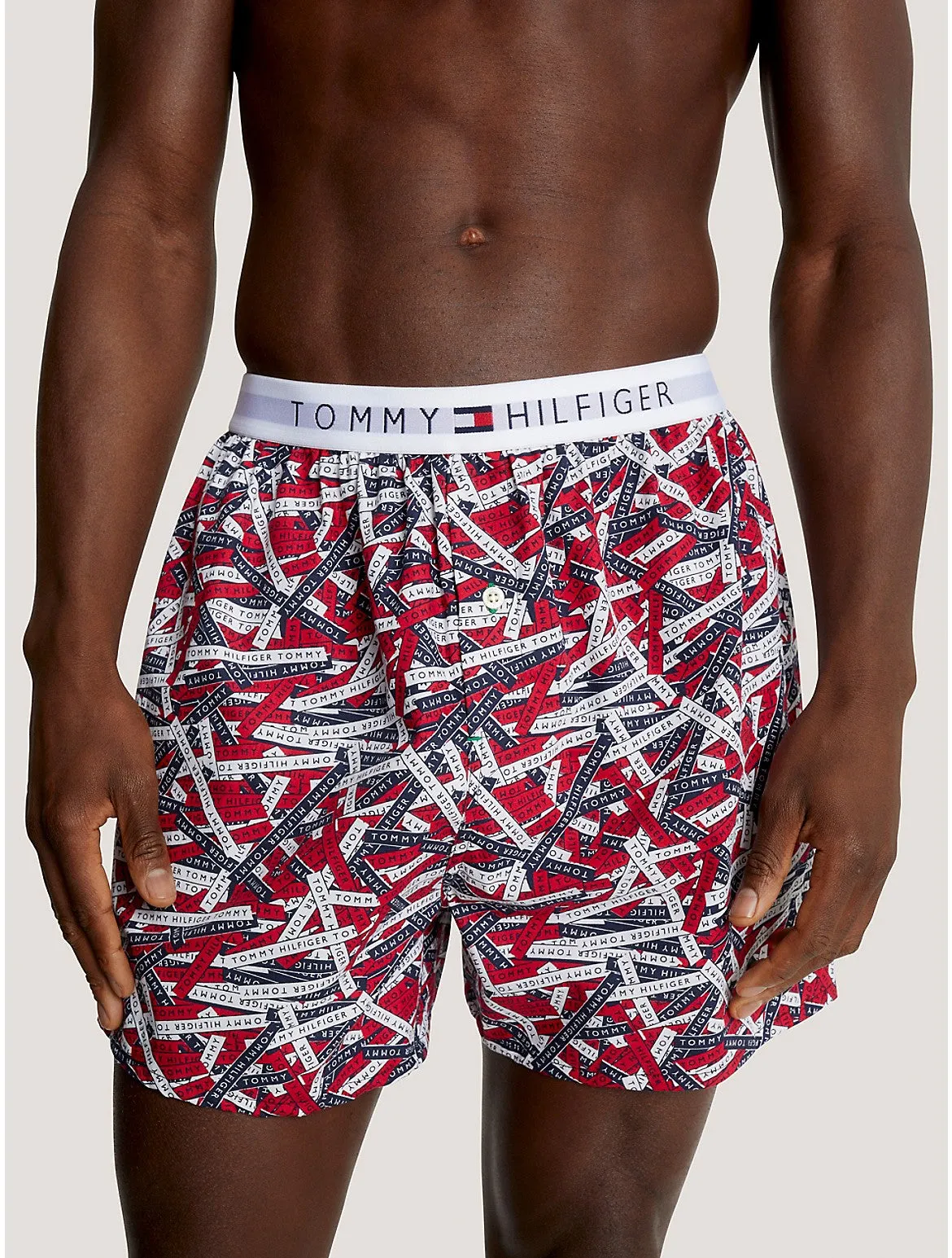 Tommy Hilfiger Men's Regular Fit Fashion Woven Boxer