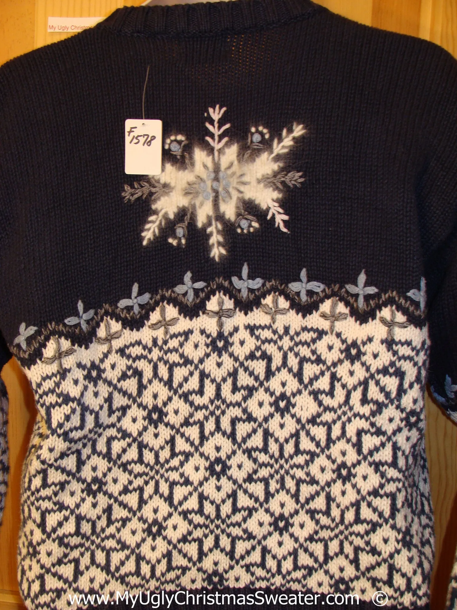 Two Sided Nordic Cardigan Festive Christmas Sweater