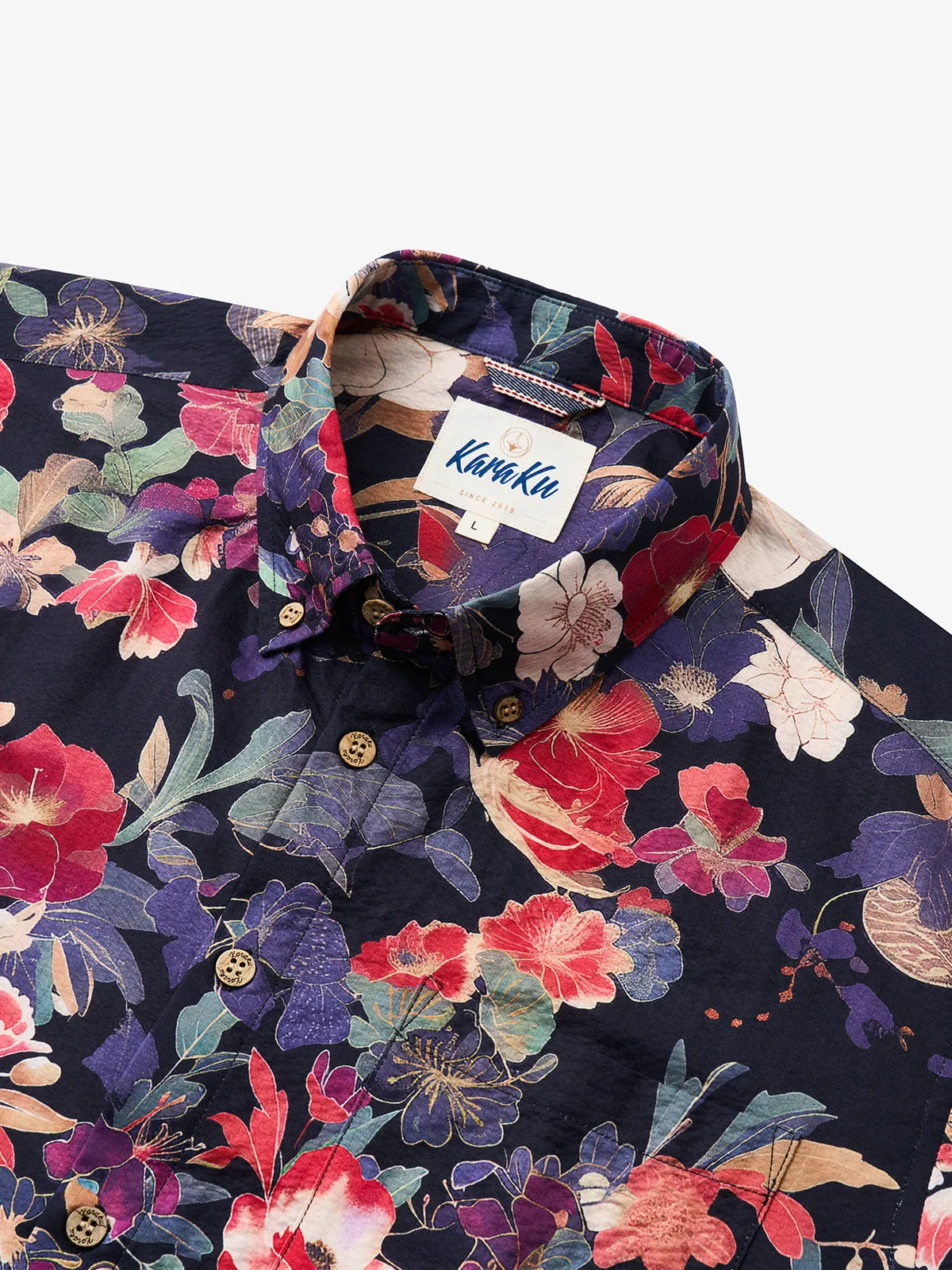 Ukiyo-Hawaiian Style Fusion Shirt