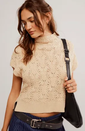 Vickie Mock Neck Sweater Macadamia