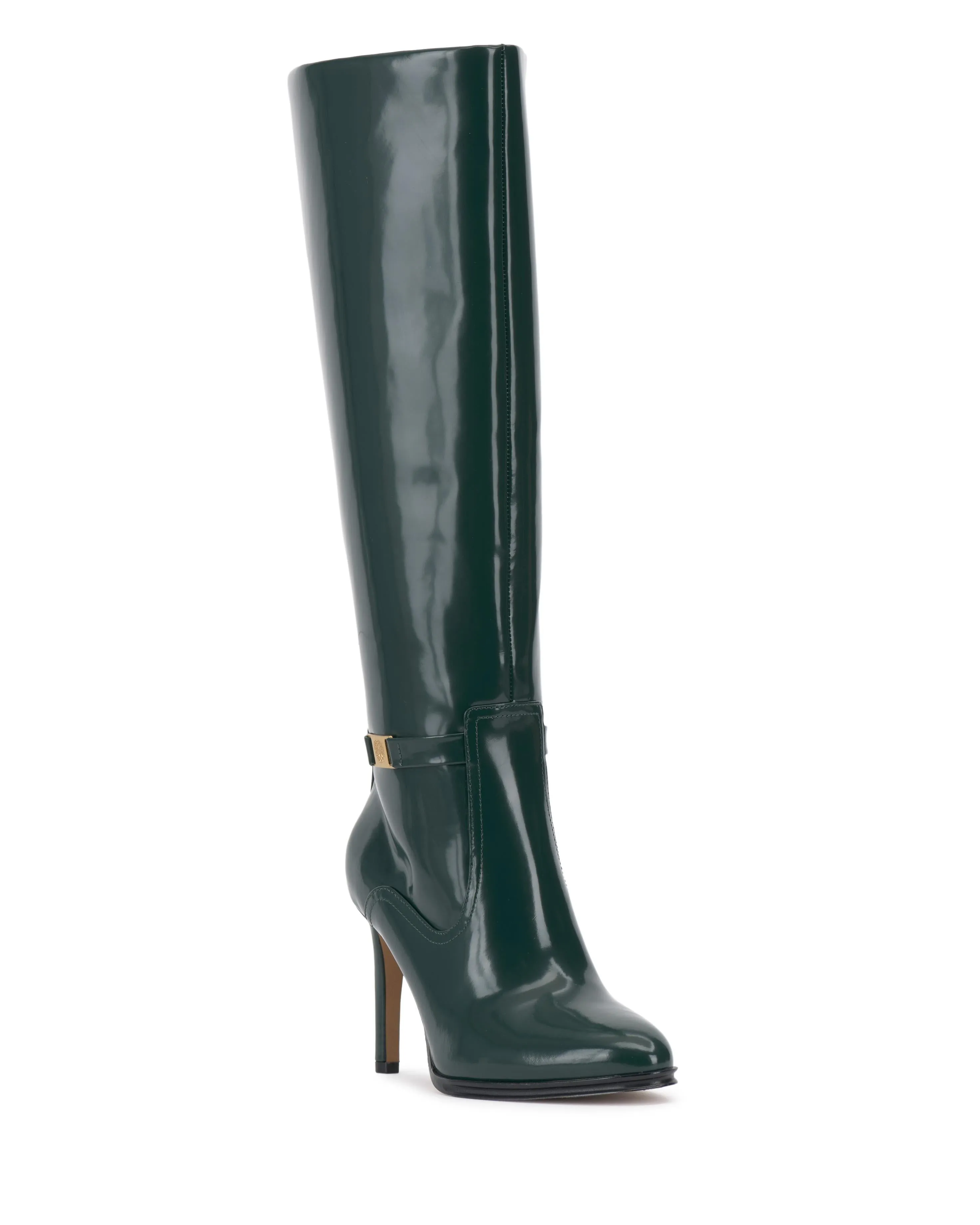 Vince Camuto SKYLIE2 WIDE CALF MALLARD GREEN/POLISHED GLOS