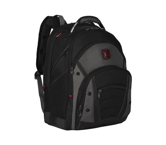 Wenger Synergy - 16" Laptop Backpack with Tablet / eReader Pocket - Black / Grey