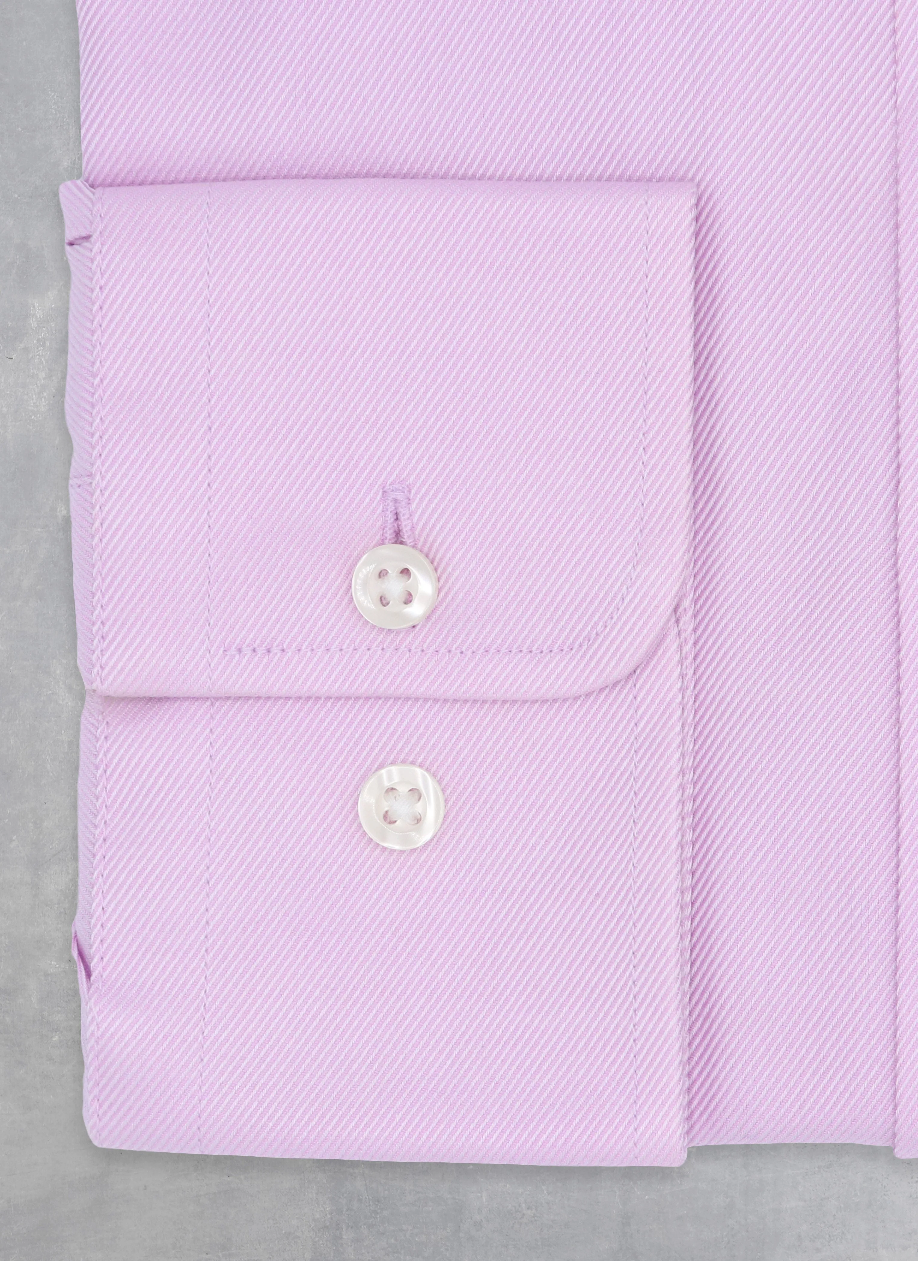 William Fullest Fit Shirt in Solid Lavender Twill