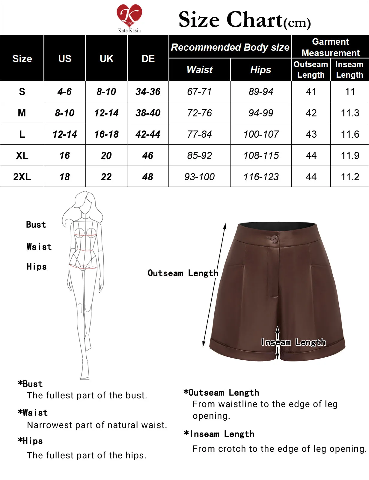 Women Polyurethane Leather Shorts High Waist Fold-up Leg Opening Shorts