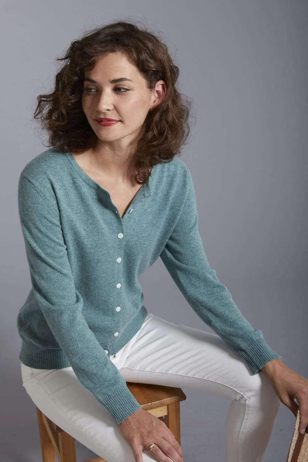 Women's Cashmere Cardigan Sweater Little Cardigan