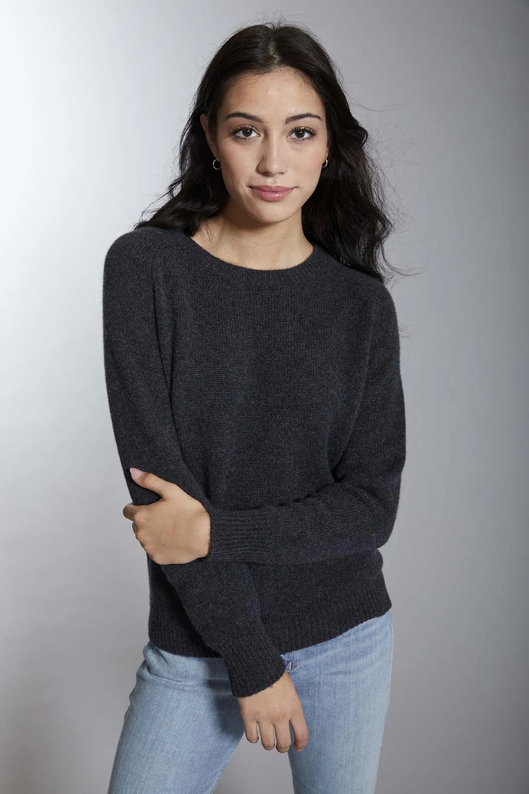 Women's Thick Crewneck Cashmere Sweater