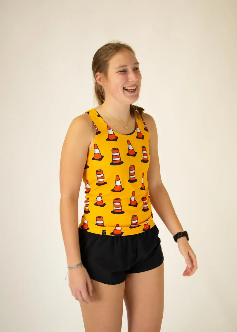 Women's Traffic Cones Performance Singlet