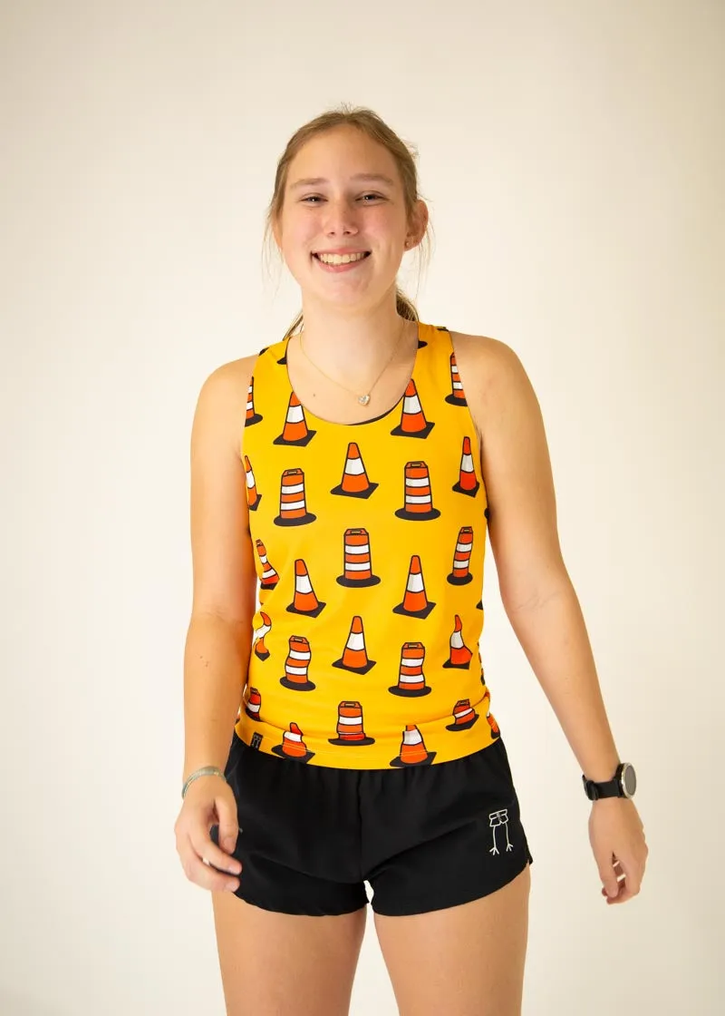 Women's Traffic Cones Performance Singlet