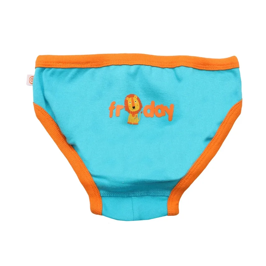 Zoocchini Kids Organic Briefs - Days of the Week 7PC Set